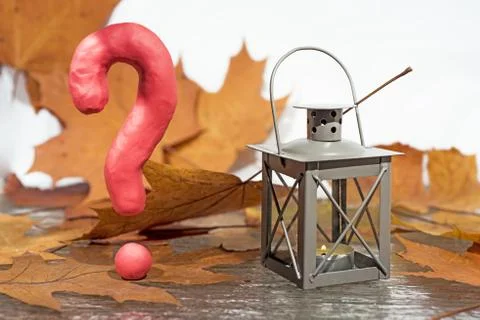 Daylight Saving Time. Wall Clock going to winter time. Autumn abstraction. Stock Photos