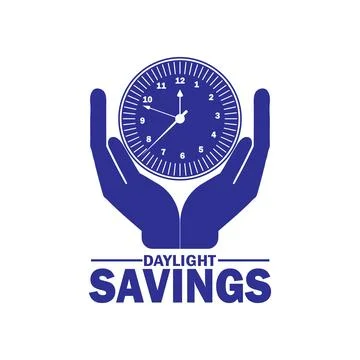 Daylight Savings Vector illustration Illustrazione stock