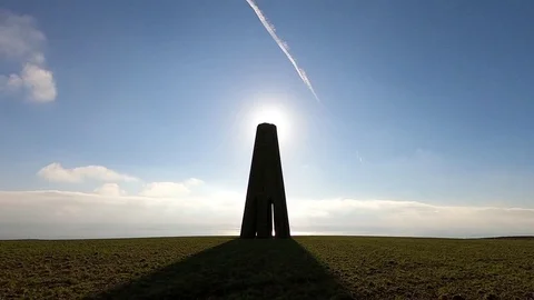 The Daymark, Kingswear, Devon: Point of view, walking shot (TIMELAPSE, NO AUDIO) Stock Footage 123387961