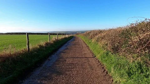 The Daymark, Kingswear, Devon: Point of view, walking shot (TIMELAPSE, NO AUDIO) Stock Footage 123418781