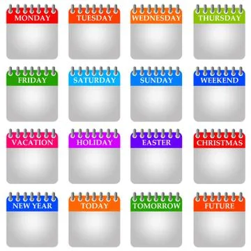 Days Stock Illustration