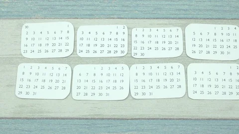 Days off instead of weekdays Stock Footage 87061979