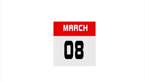 Days in March Stock Footage 260539866