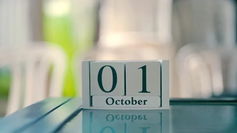 Days pass in early October. Stock Footage 237551508