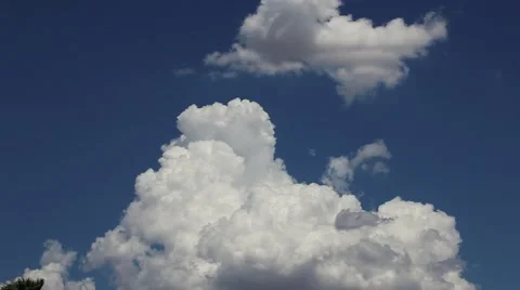 Daytime blue sky with clouds time lapse 库存影片 65791919