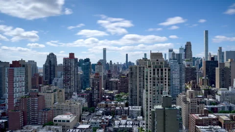 Daytime Cityscape Cloudscape Timelapse Fast Stock Footage 248538662