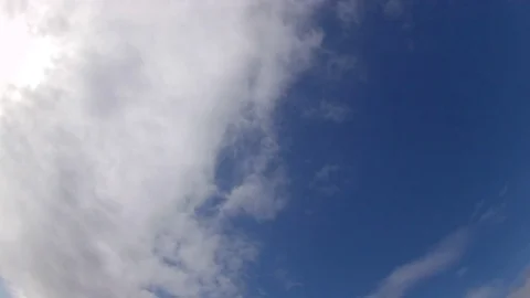 Daytime clouds timelapse Stock Footage 76157630
