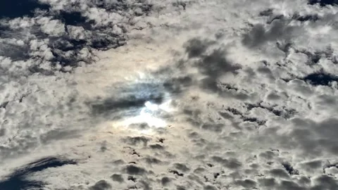Daytime Cloudy Sky Covering The Sun 스톡 동영상 287048996