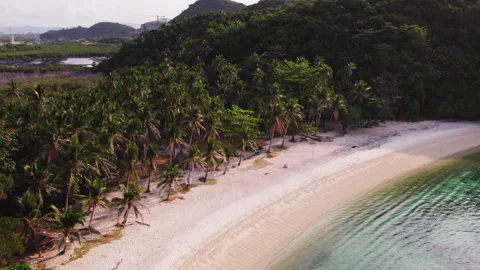 Daytime Coastal View Captured From A Drone Stock Footage 250199916