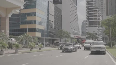 Daytime Hours and Traffic in Panama Stock Footage 343743001