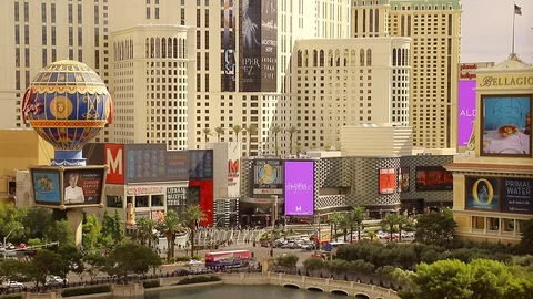 Daytime in Las Vegas Stock Footage 99410463