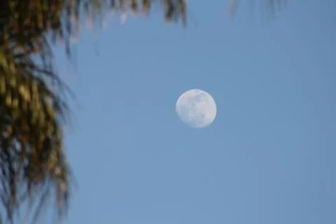 Daytime Moon Foto stock