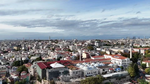 Daytime over Istanbul Stock Footage 253661592