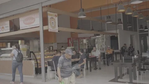Daytime in Panama and a bakery Stock Footage 343743929