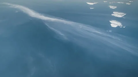 Daytime puffy clouds wide angle timelapse Stock Footage 160347816