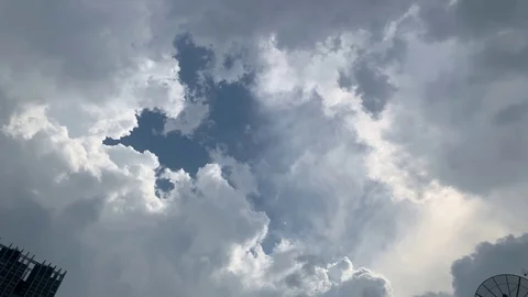 Daytime time lapse of clouds directly overhead 스톡 동영상 116812239