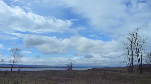 Daytime Time Lapse Clouds Stock Footage 2582116