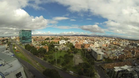 Daytime timelapse in Bogota Stock Footage 306400746