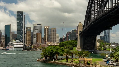 Daytime Timelapse Of Sydney Harbour Stock-Footage 233856791