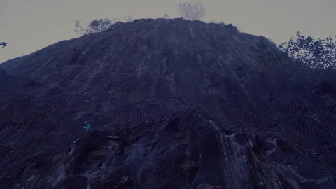 Daytime View of Gilbert Hill Landmark in Mumbai – 22 June 2026 Vídeo Stock 337992629