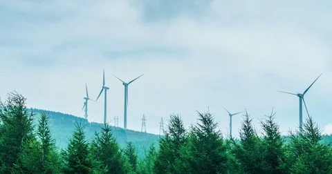 Daytime View Grassland skyline (4K,Time-lapse) Stock Footage 83733107