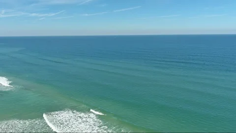 Daytona Beach Aerial 360 Pan around coast Stock Footage 280209014