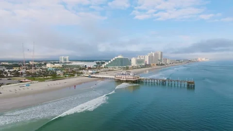 Daytona Beach Drone Footage Stock Footage 326830123