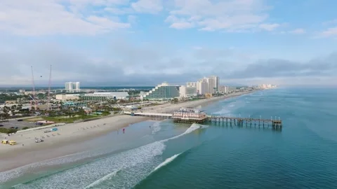 Daytona Beach Drone Footage Stock Footage 326830124