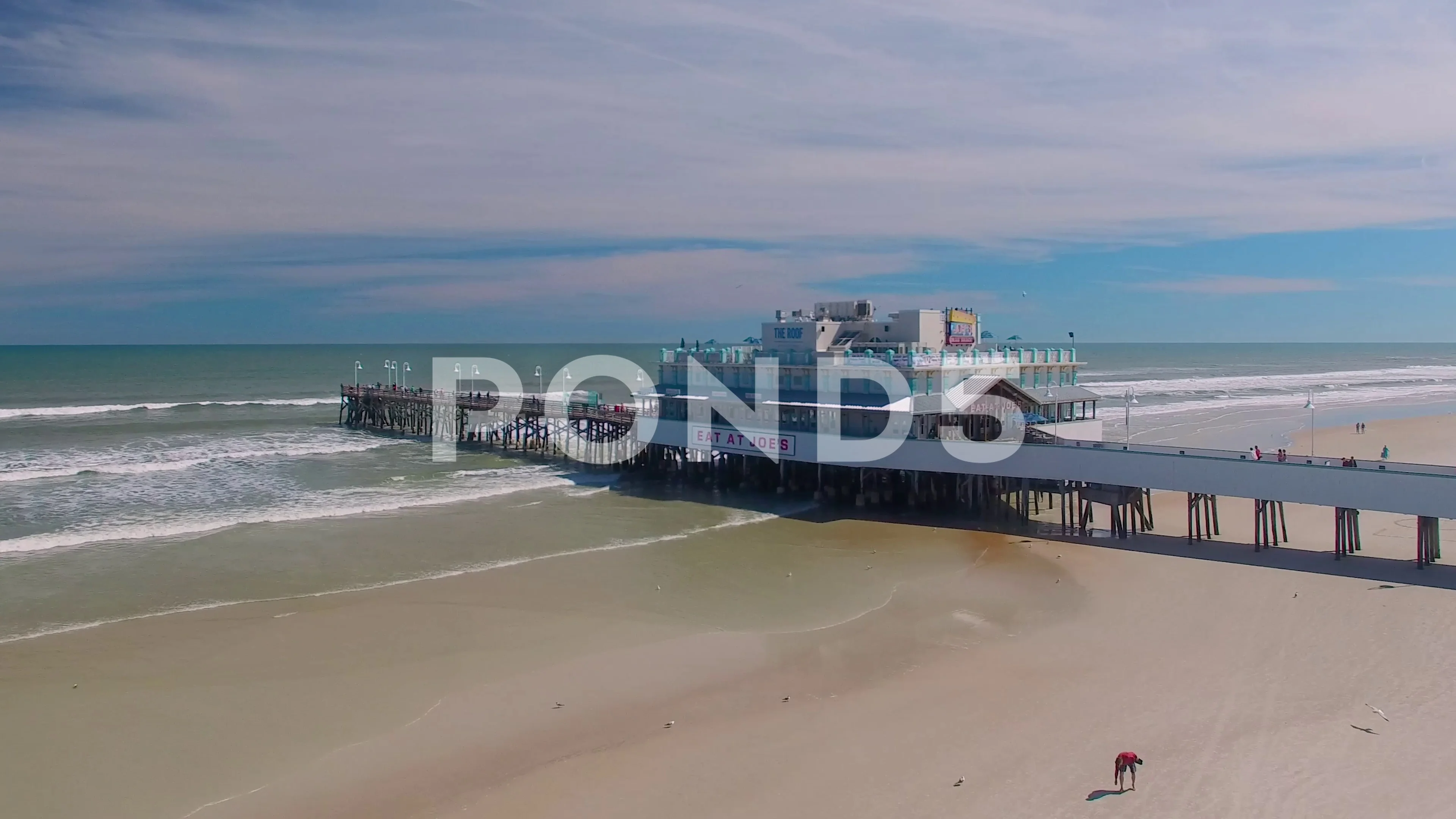 Daytona Beach Fl February 2016 Aerial View Of City Skyline And Daytona Beach Fl February 2016 Aerial View Of City Skyline And Coastline Footage 71707223