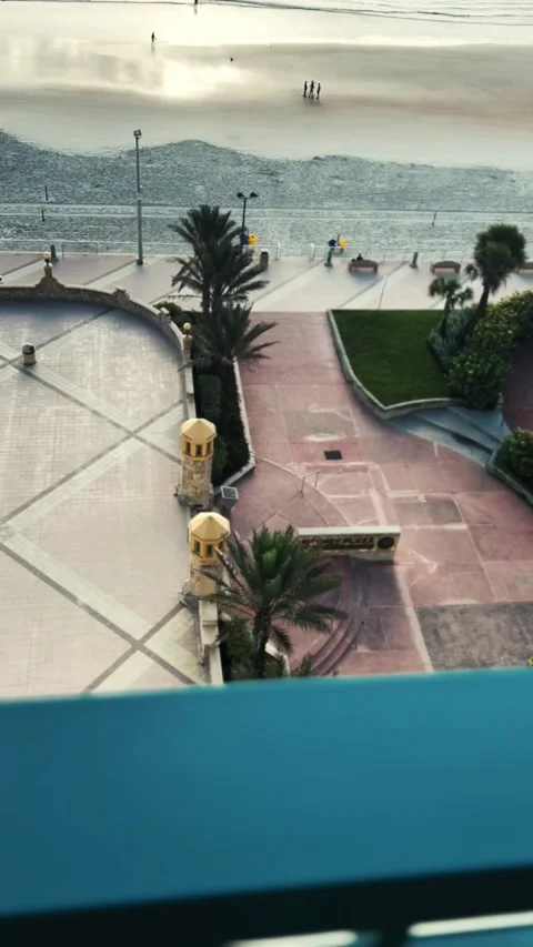 Daytona Beach from the Top Stock Footage 204099962