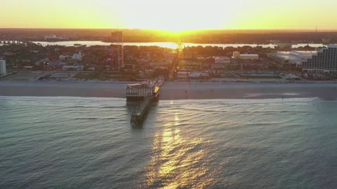 Daytona Pier Sunset 動画素材 155135016