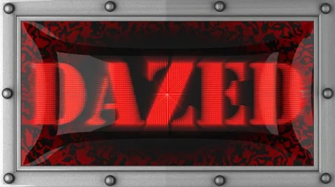 Dazed on led Stock Footage 8693657