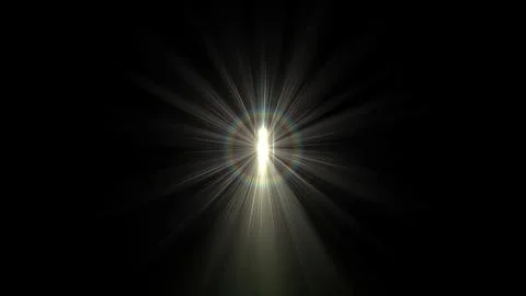 Dazzling burst of radiant light explodes from the center Illustrazione stock