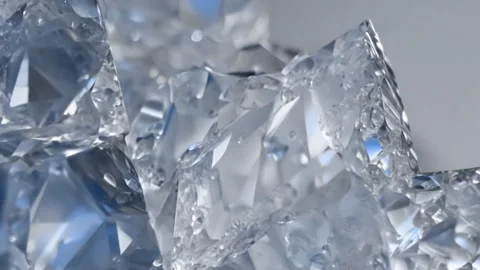 Dazzling crystal light and shadow video material Video stock 316642710