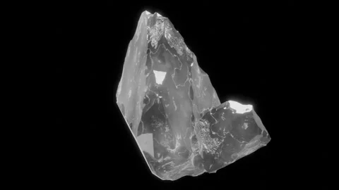 Dazzling Diamond Crystal in the Dark Video stock 303486489