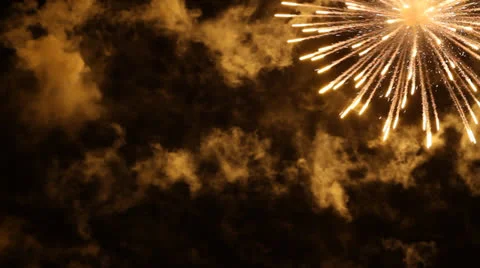 Dazzling Fireworks Stock Footage 26108383