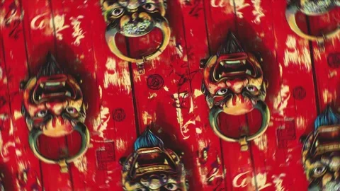 Dazzling Knocker Rotation Motion Stock Footage 306462371