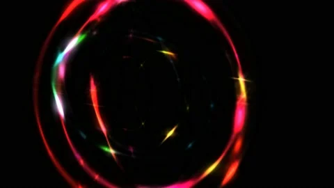 Dazzling Rainbow Rings Video stock 201828431