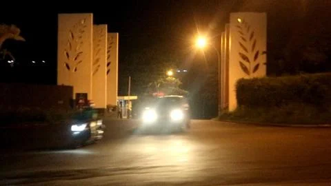 A dazzling spot of light Foto stock