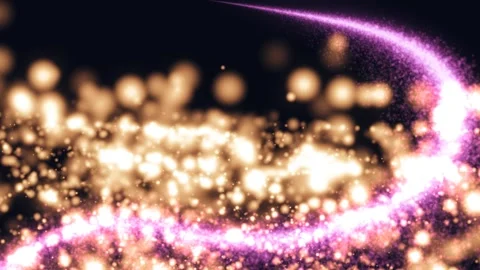 A dazzling video of fireworks exploding against an inky black background, Stockbeeldmateriaal 347074951