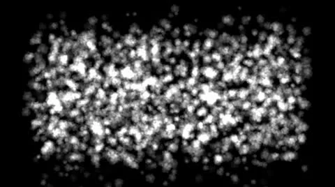 Dazzling white dots and bubble. Stock Footage 24462738