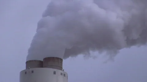 Db Industrial pollution Stock Footage