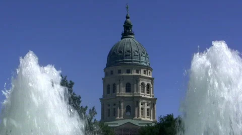 Db kansas capital Stock Footage