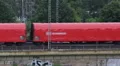 DB Schenker Transportation Logistics Train Passing Cargo Load Extern Shipping HD Footage