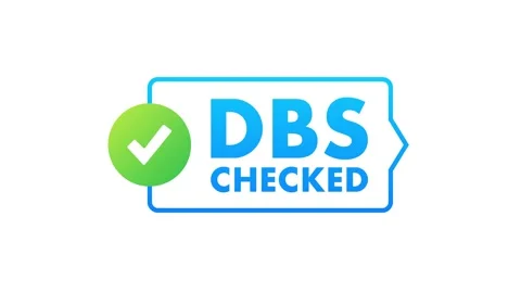 DBS checked certificate with check mark animated icon with white and green Vídeo Stock 312268509