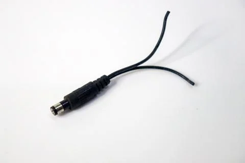 DC Barrel Power Plug Connector Stock-Fotos