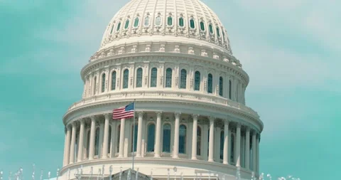 DC Broll Capitol Building Front Stock Footage 193676796