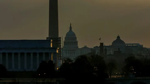 DC Capitol Hill Time Lapse Stock Footage 35679890