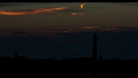 DC Capitol Sunrise Stock Footage 82390326