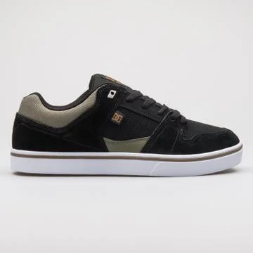 DC Course 2 black sneaker Stock Photos